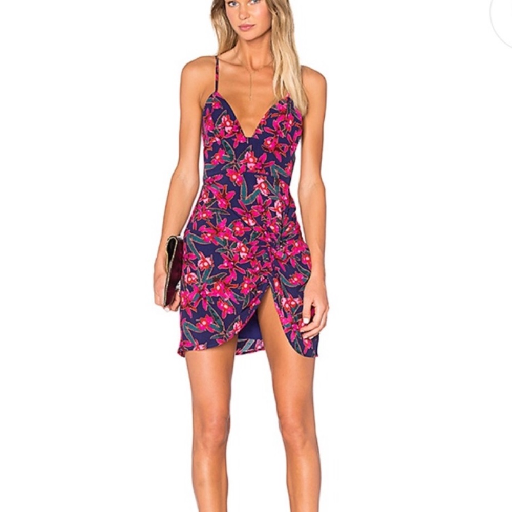 NBD Dress See you again lush tropical M